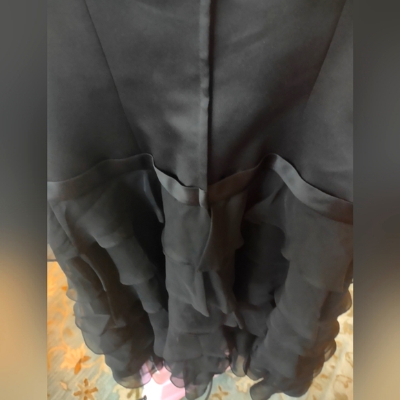 Saison Blanche Black Cocktail Dress - Size 12 - Picture 9 of 11